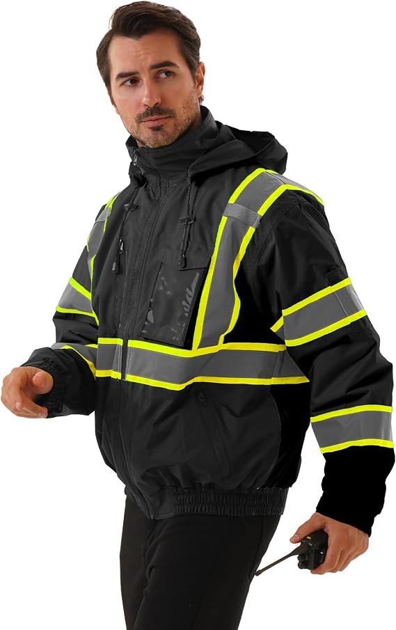 Reflective work jackets